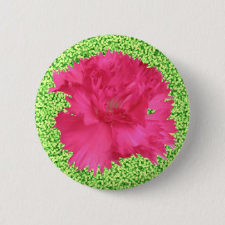 Roze anjer Button