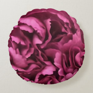 Roze anjer rond kussen
