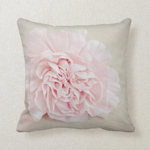 roze anjer van JoMazArt Kussen
