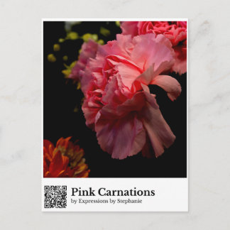 Roze Anjers Briefkaart