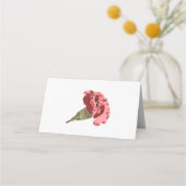 Roze Anjers Luxe Moderne Bloemen Bruiloft (Achterkant)