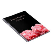 Roze anjers, persoonlijk Notitieboek (Rechterzijde)