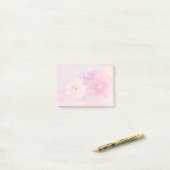  roze anjers stijlvolle fotografie post-it® notes (Op bureau)