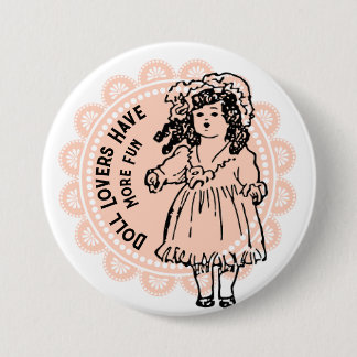 Roze Antiek dolfijnen hebben meer flauwekul Ronde Button 7,6 Cm