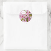 ROZE APPEL BLOESEMS WATERVERF BLOEM STICKERS (Tas)