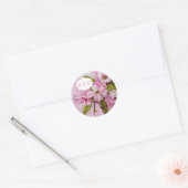 ROZE APPEL BLOESEMS WATERVERF BLOEM STICKERS (Envelop)