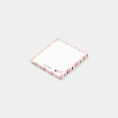 Roze appel Student girl post-it noten Post-it® Notes (Schuin)