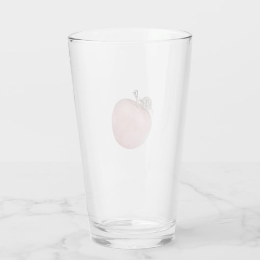 Roze appelglas glas (Achterkant)