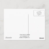 Roze Apple Blossom Briefkaart (Achterkant)