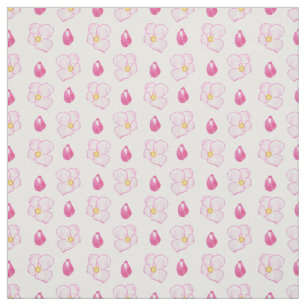 Roze Apple Blossom Buds en Flowers op wit Stof