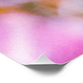 Roze Apple Blossom Foto Afdruk (Hoek)