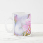 Roze Apple Blossom Matglas Koffiemok (Links)