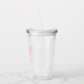 Roze Apres Ski Bruidsfeest Favor Acryl Drinkbeker (Links)