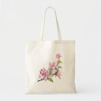 Roze Aquarel Bloem Tas – Elegante Bloesem