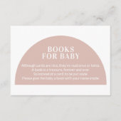 Roze Arch Books voor Baby Enclosure Ca Informatiekaartje (Voorkant)
