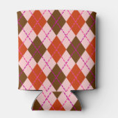 Roze Argyle Blikjeskoeler (Achterkant)