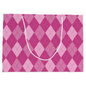 Roze Argyll Medium Gift Bag Groot Cadeauzakje (Achterkant)