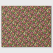 Roze Arizona woestijnbloemen Cadeaupapier (Vlak)