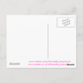 Roze Armadillo Briefkaart (Achterkant)