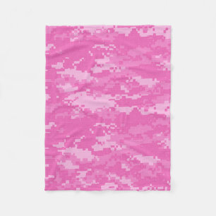 Roze ARMY ACU Camo Camouflage Fleece Deken