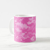 Roze ARMY ACU Camo Camouflage Koffie Cup Mok (Voorkant links)