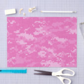 Roze ARMY ACU Camo Camouflage Tissue Papier (Craft)