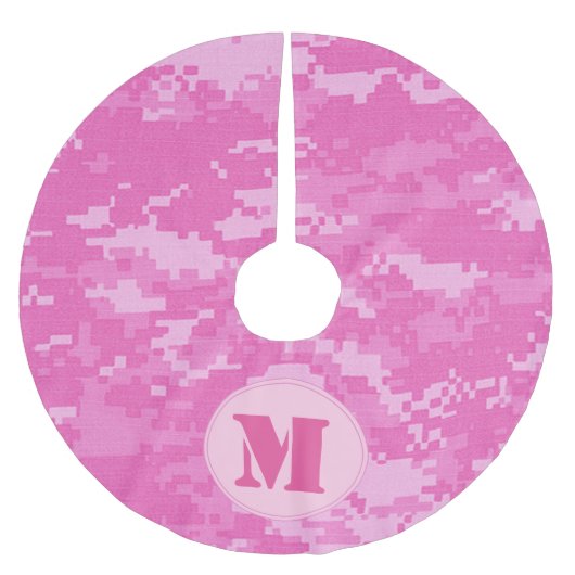 Roze ARMY ACU Camo kerstboomrok Kerstboom Rok (Voorkant)