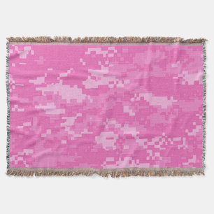 Roze ARMY ACU Camouflage Throw Blanket Deken