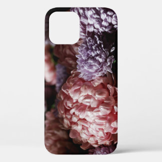 Roze Aster Boeket: Barokke verlichting. iPhone 12 Hoesje
