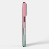 roze astronaut abstract schilderen iPhone Case (Achterkant / Rechts)