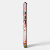 roze astronaut abstract schilderen iPhone Case (Achterkant / Links)