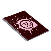 Roze Aum Organic Planet Notitieboek Journal (Rechterzijde)