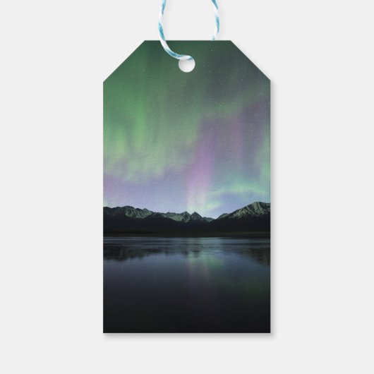Roze Aurora Cadeaulabel (Achterkant)