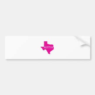 Roze Austin, Texas Bumpersticker