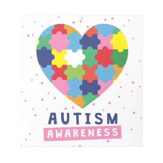 roze autisme notitieblok (Voorkant)