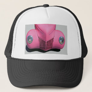 Roze auto trucker pet