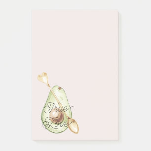 Roze Avocado Hart Lepel Post-it® Notes