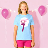 Roze Axolotl-feest T-shirt