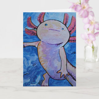 Roze Axolotl Kaart