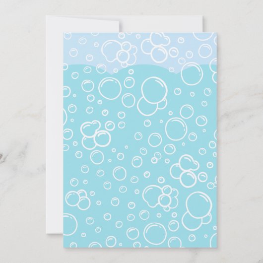 Roze Axolotl Meisje 1e Verjaardagsfeest Kaart (Achterkant)