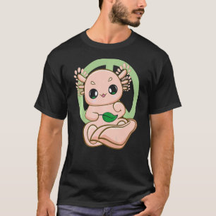 Roze Axolotl Pet for Environmentalist and Earth Da T-shirt