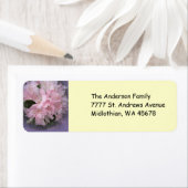 Roze Azalea Return Address Label (Insitu)
