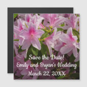 Roze Azalea Struik Spring Floral (Voorkant / Achterkant)