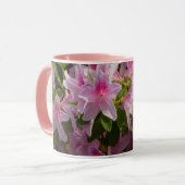 Roze Azalea Struik Spring Floral Mok (Voorkant links)