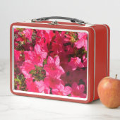 Roze azalea's bloemen foto lunchbox (In situ)