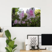 Roze Azaleas in Springtime Poster (Thuiskantoor)