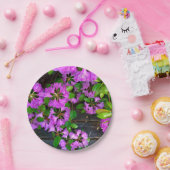 Roze Azaleasbloemen, bijtende hobbybostel Papieren Bordje (Feest)