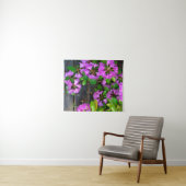 Roze Azaleasbloemen, bijtende hobbybostel Wandkleed (In Situ (horizontaal))