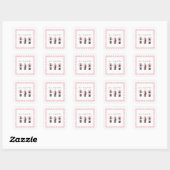 Roze Baby Frisdrank Klaar om te POP Sticker (Vel)
