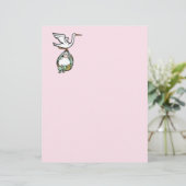  Roze Baby Girl (Staand voorkant)